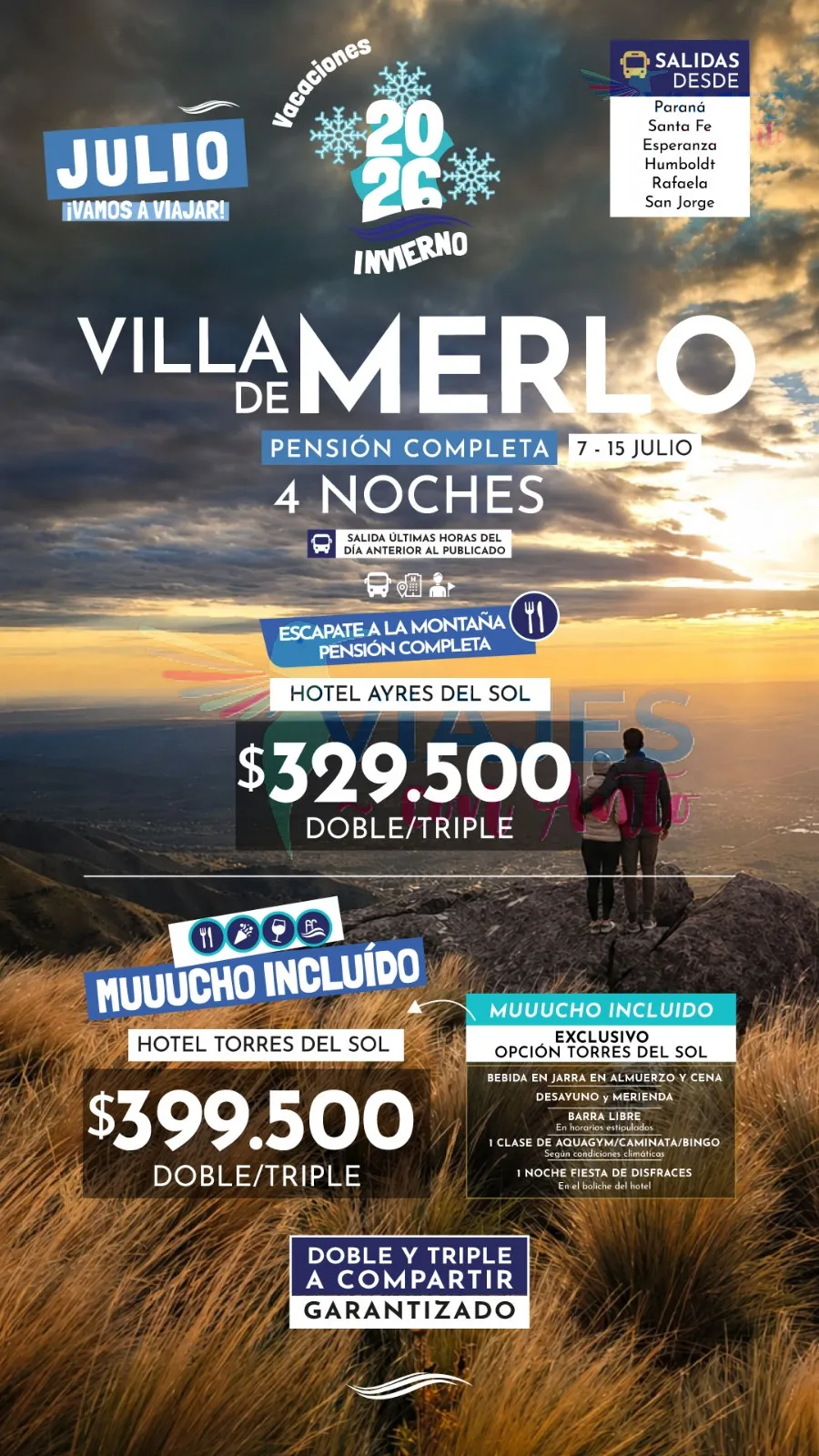 Villa de Merlo - Vacaciones de Invierno