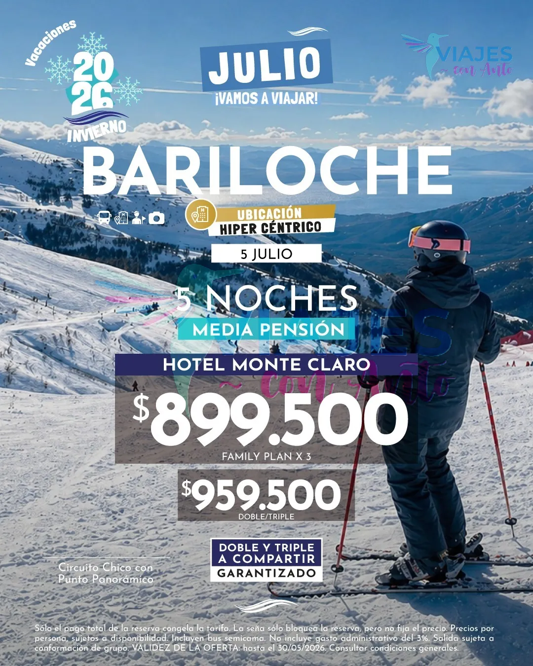 Viaje a Bariloche en Invierno